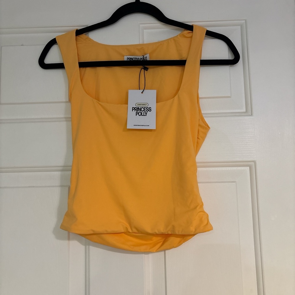 Princess Polly Sunlit Yellow Tank Top